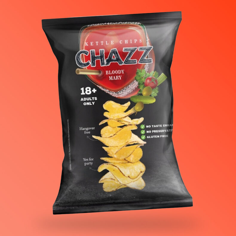 Chazz Bloody Mary burgonyachips 90g