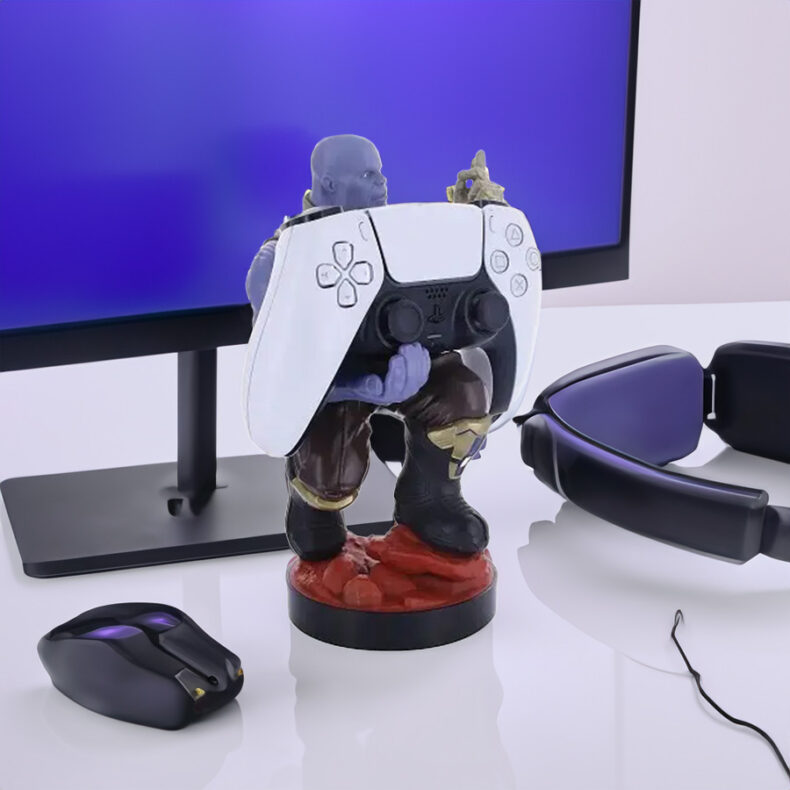 Thanos Cable Guy telefon és konzol kontroller tartó figura töltéshez