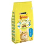 Purina Friskies Lazaccal és hozzáadott zöldségekkel száraz macskaeledel 10 kg