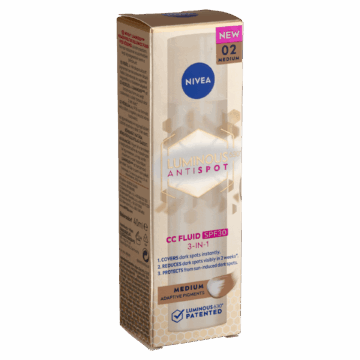 NIVEA Luminous630 pigmentfoltok elleni CC fluid FF30 Közepes 40 ml