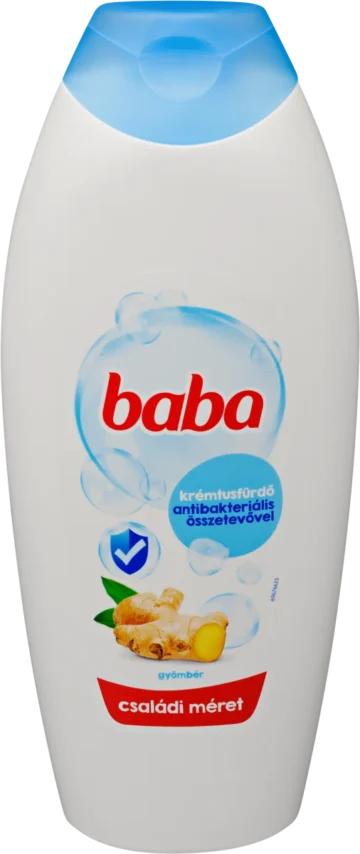 BABA tusfürdő 750 ml- Antibakteriális összetevővel- Gyömbér