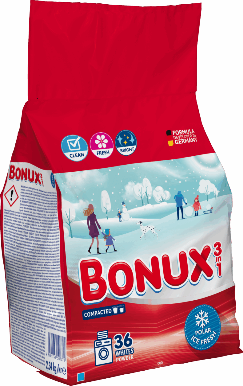 BONUX mosópor 2,34 kg Ice Fresh (36mosás)