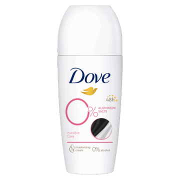 Dove Invisible 0% alumíniumsó-mentes izzadásgátló golyós dezodor 50 ml