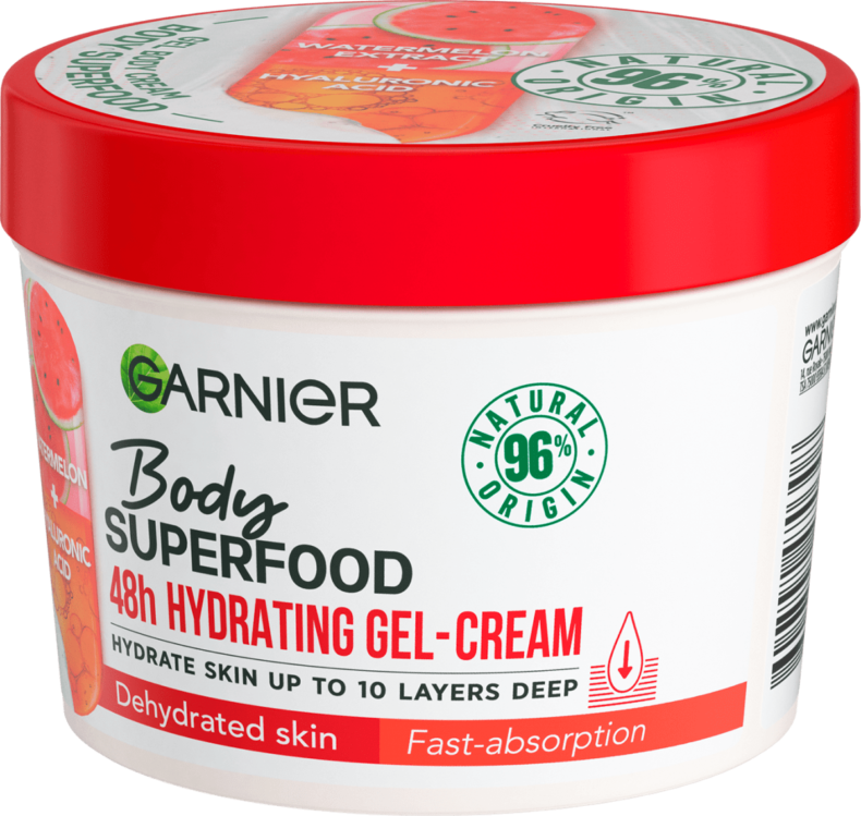 GARNIER Body Superfood testápoló 380 ml Watermelon