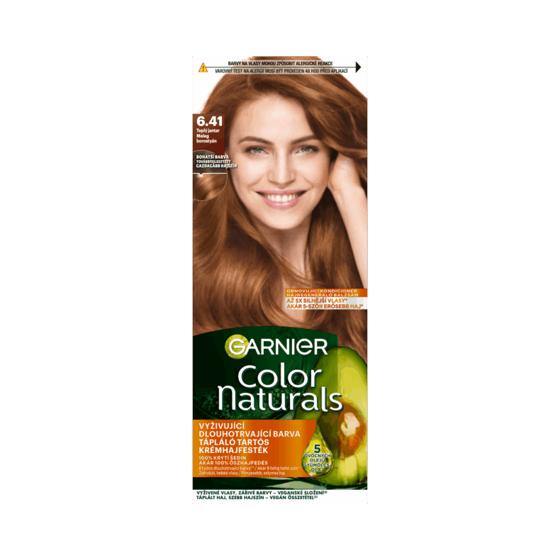 GARNIER Color Naturals Hajfesték 6.41 Édes Borostyán