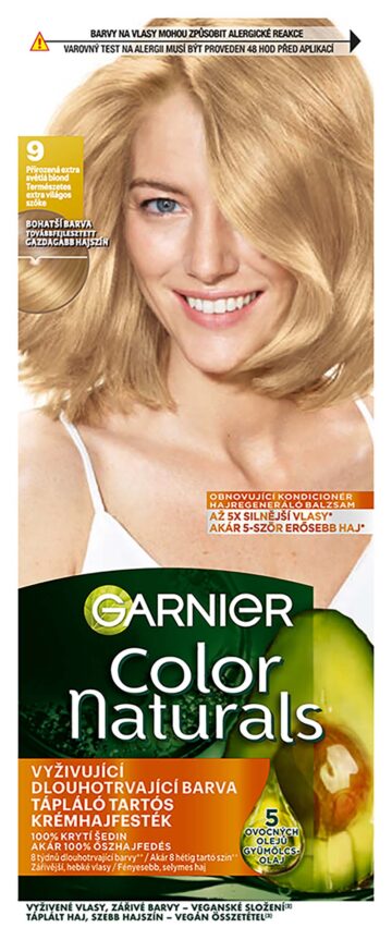GARNIER Color Naturals Hajfesték 9 Natúr Extra Világos Szőke