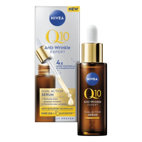 NIVEA Q10 Anti-Wrinkle Expert Kettős Hatású Szérum 30 ml