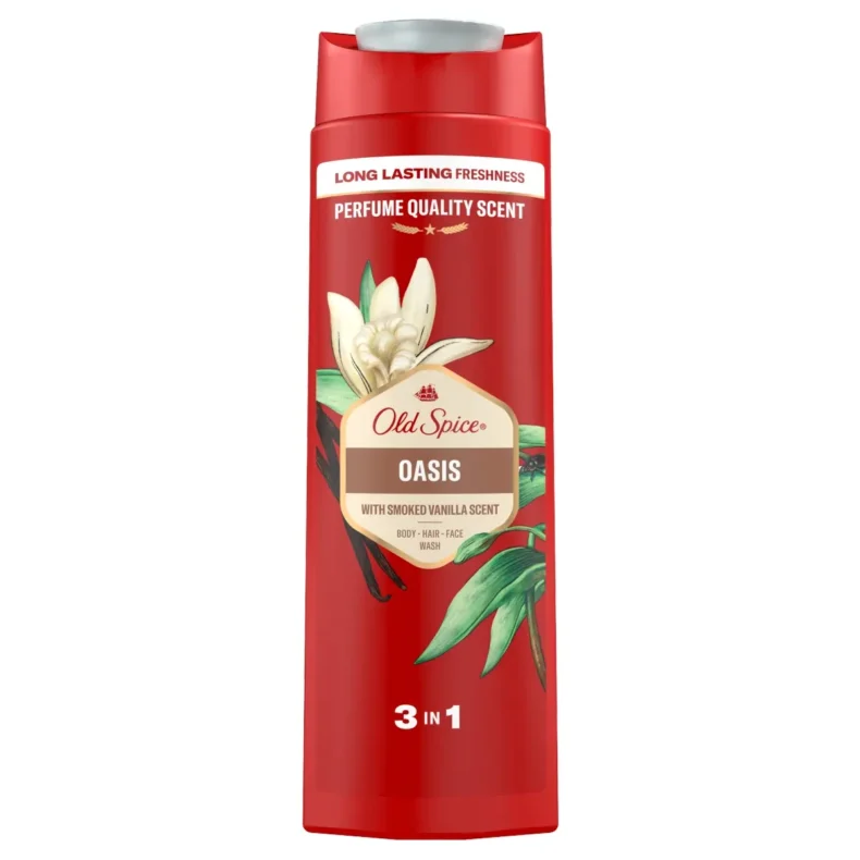 Old Spice tusfürdő 400 ml Oasis 3in1