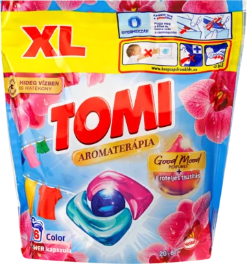 Tomi Power Caps mosókapszula 36 db Aromaterápia Orchidea & makadámia