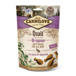 Carnilove Dog Jutalomfalat Semi Moist Quail & Oregano - Fürj oregánóval 200g