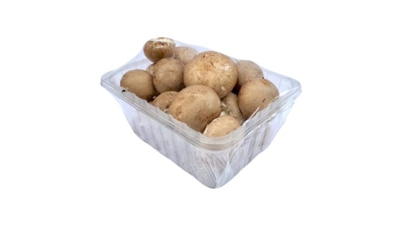 Gomba csiperke 250 gr. csomag  krém/barna színű