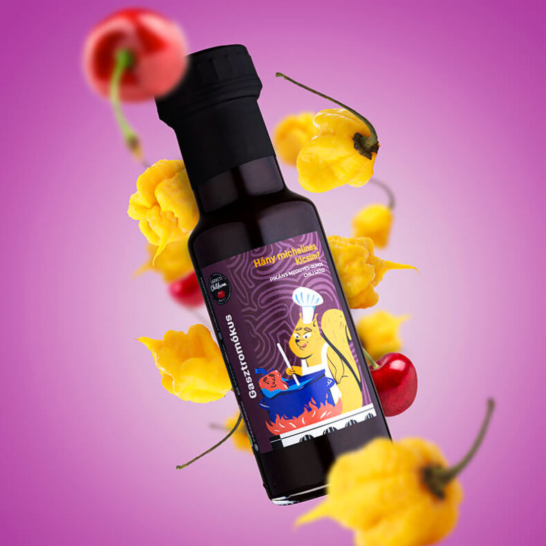 Chilifarm Gasztromókus - Meggyes Rumos Chili Szósz 120g