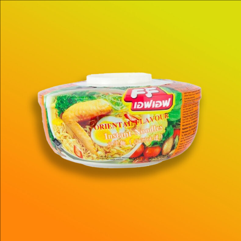 FF Keleti csirke ízesítésű instant tészta tálban 60g