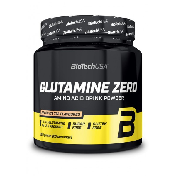 BioTechUSA Glutamine Zero 300g barackos ice tea