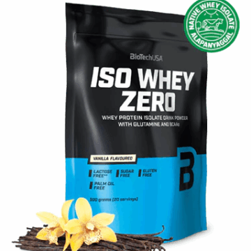 BioTechUSA Iso Whey Zero lactose free 500g vanília
