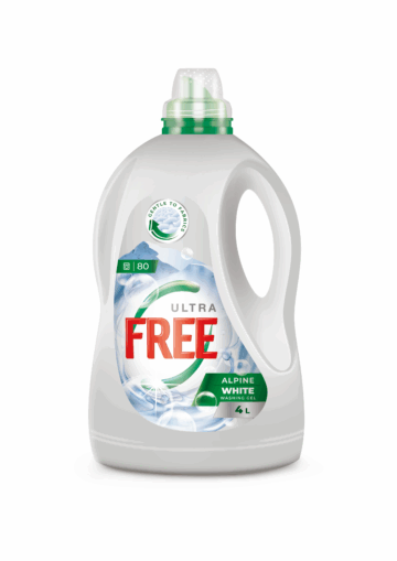 Ultra Free mosógél 4 l Alpine White (80 mosás)