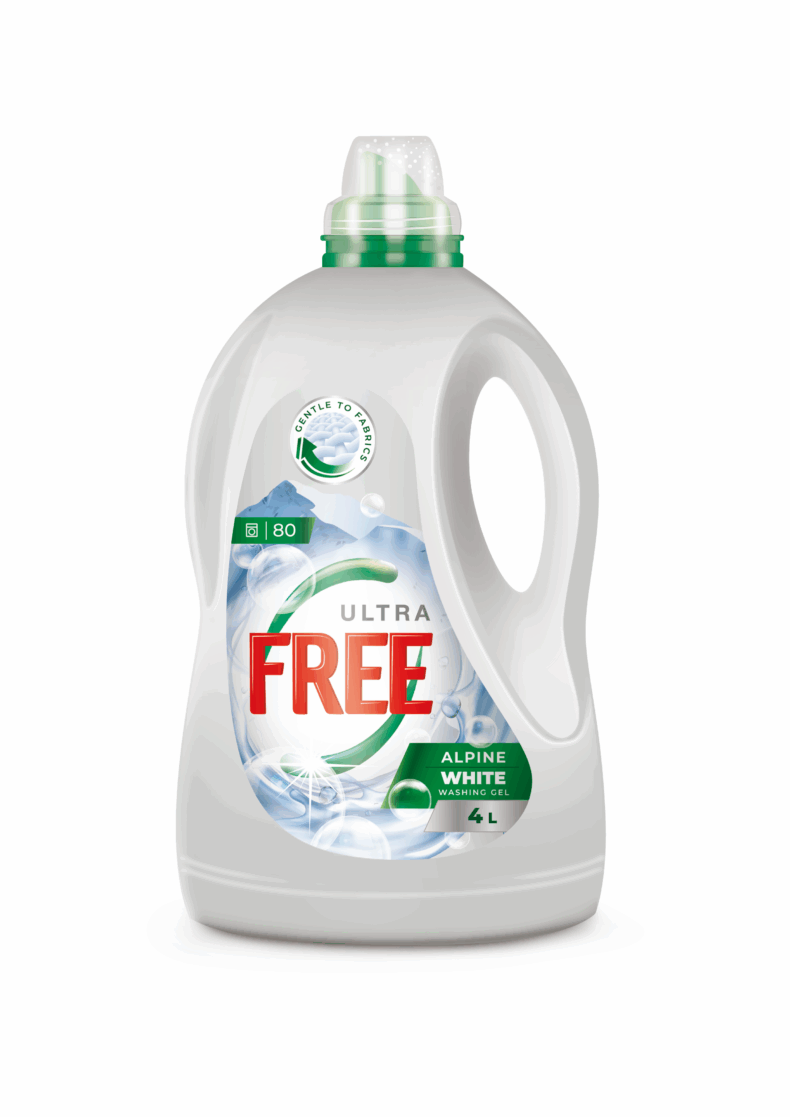 Ultra Free mosógél 4 l Alpine White (80 mosás)