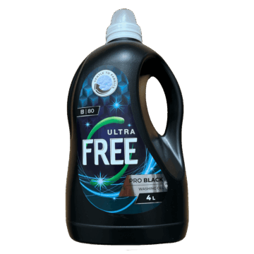 Ultra Free mosógél 4 l Pro Black (80 mosás)