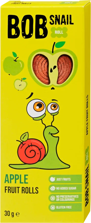 Bob Snail alma gyümölcstekercs 30g