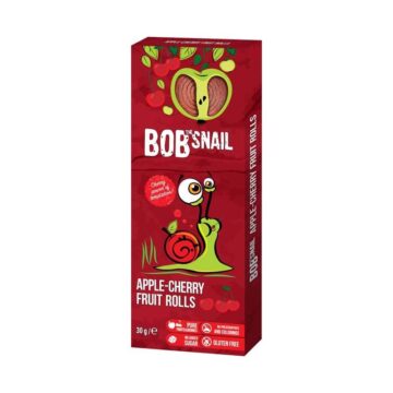 Bob Snail alma-meggy gyümölcstekercs 30g