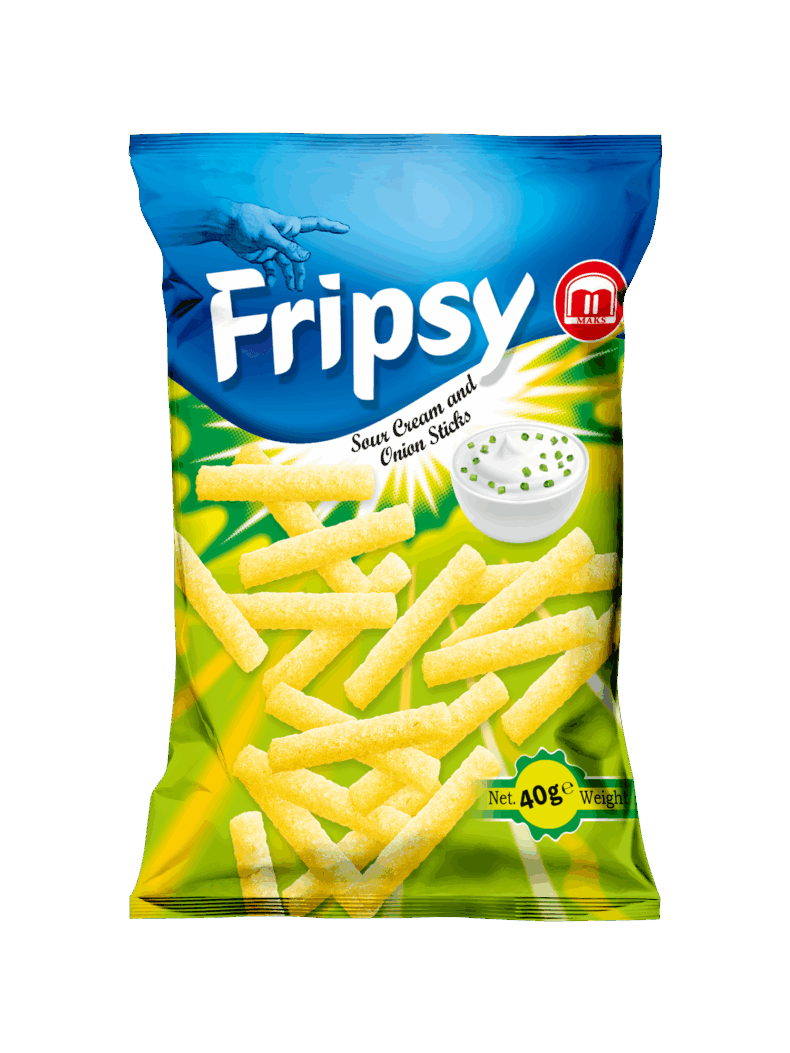 Fripsy snack 40 g Hagymás-tejfölös ízű