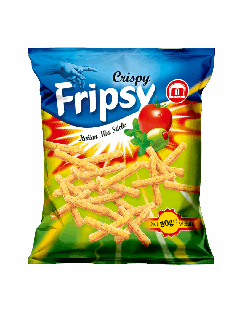 Fripsy snack 50 g Olasz fűszerkeverék ízű