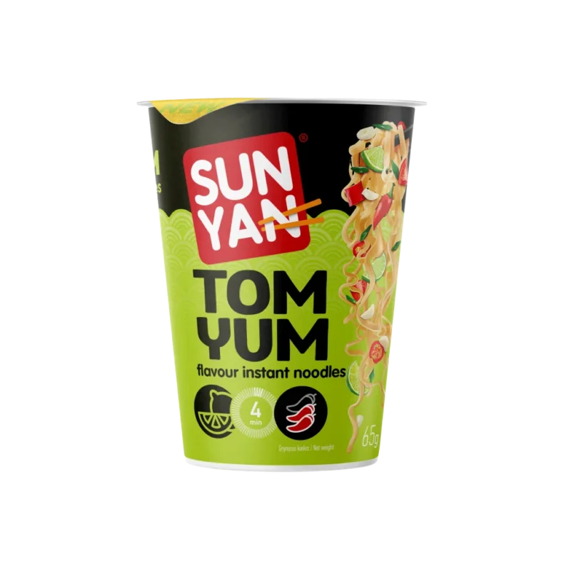SunYan cup instant tészta tom yum 65g