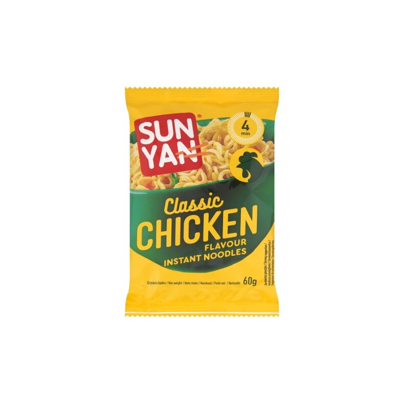 SunYan Classic instant tészta csirke 60g