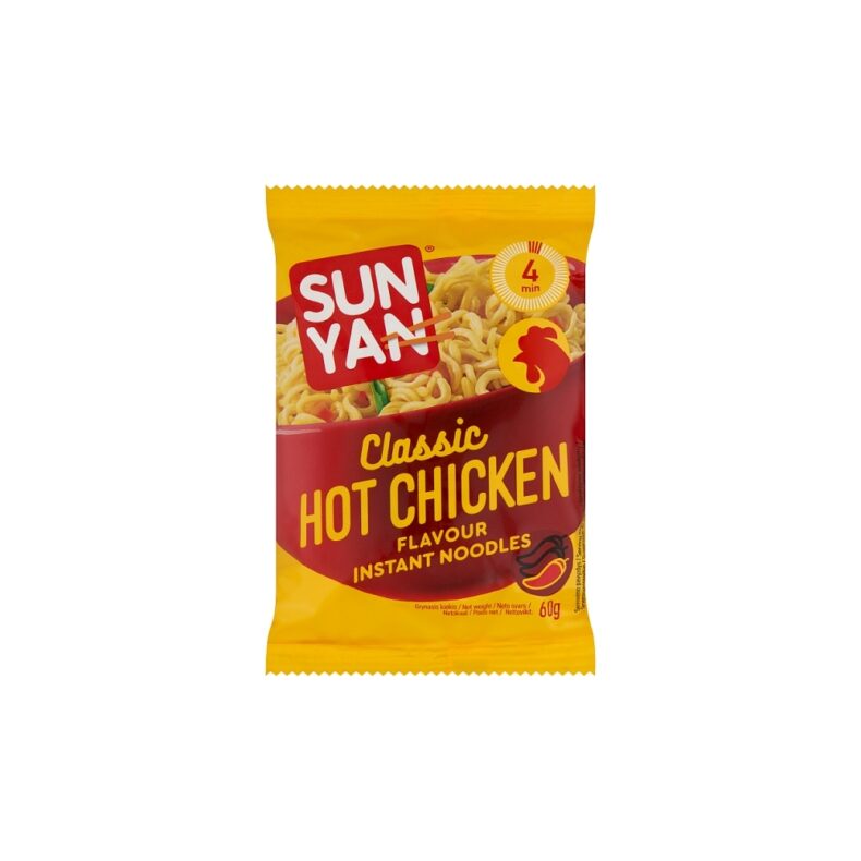 SunYan Classic instant tészta csípős csirke 60g