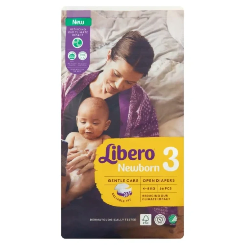 LIBERO NEWBORN PELENKA 3 (4-8KG) 66X