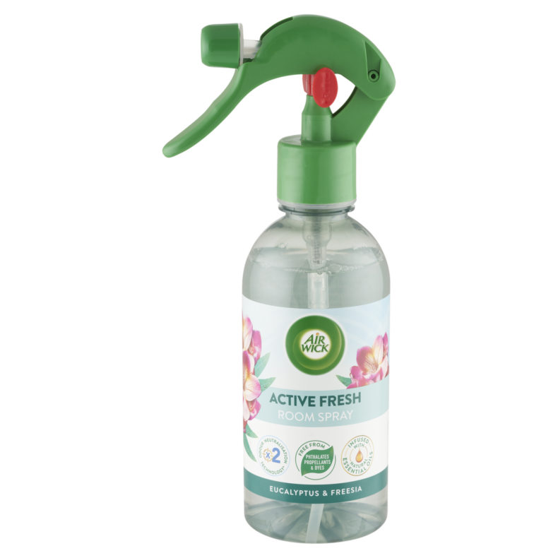 Air Wick Active Fresh Eukaliptusz és Frézia légfrissítő spray 237 ml
