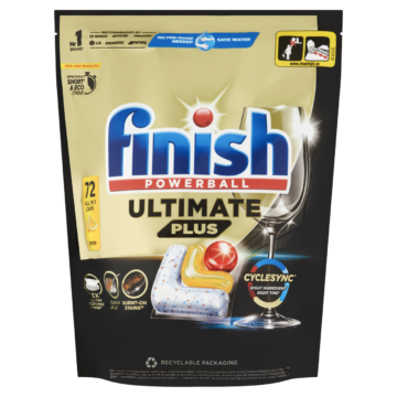 Alternative view of Finish Powerball Ultimate Plus All in 1 Lemon mosogatógép kapszula 72 db