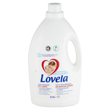 Lovela Baby Hipoallergén folyékony mosószer színes ruhákhoz, 2,9 liter (32 mosás)