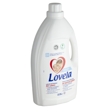 Lovela Baby Hipoallergén folyékony mosószer színes ruhákhoz, 2,9 liter (32 mosás)