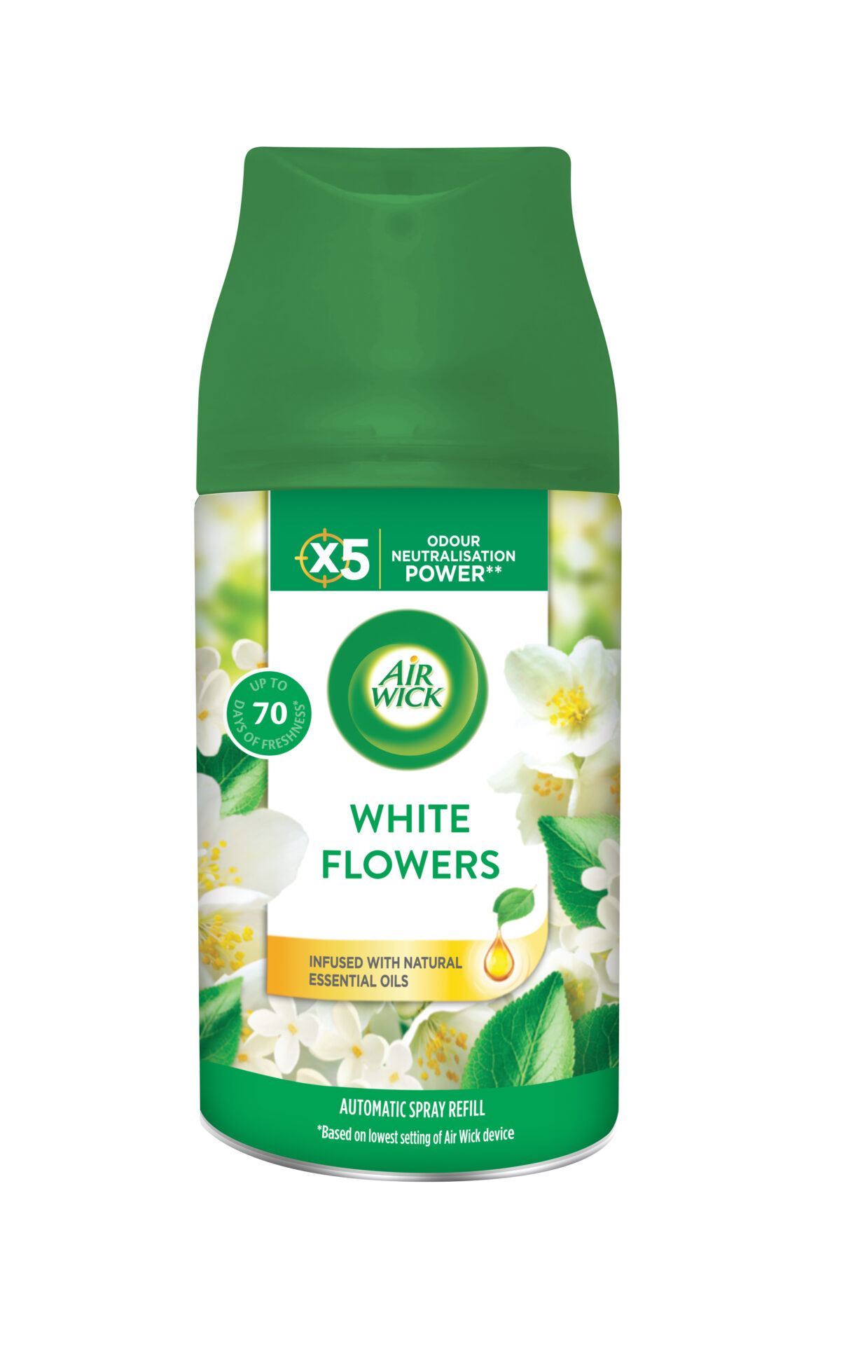 Air Wick Freshmatic légfrissítő utántöltő spray - Fehér Virágok 250 ml