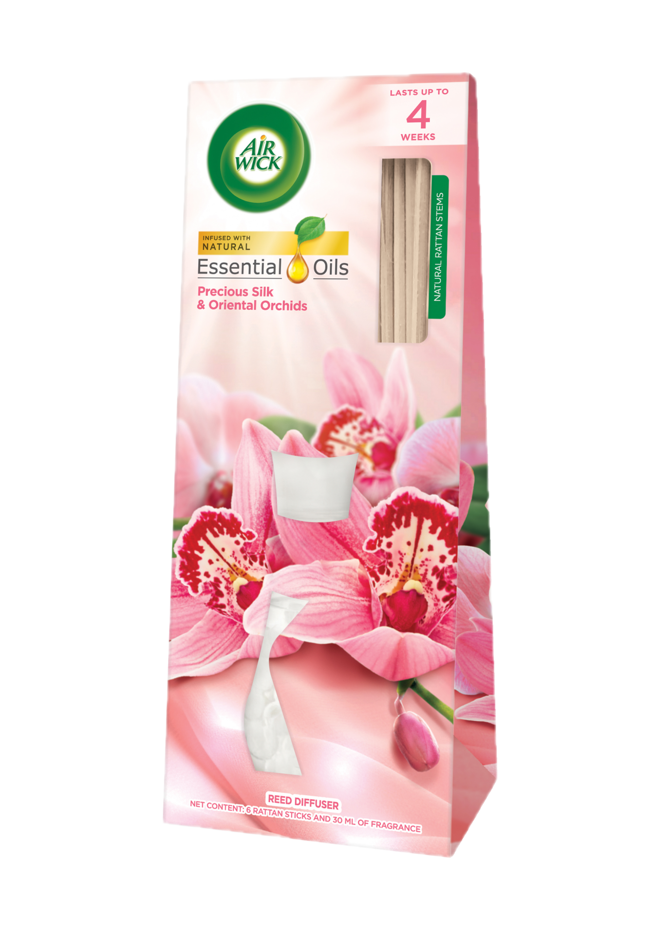 Air Wick pálcikás illatosító Selyem és Keleti orchidea 25ml