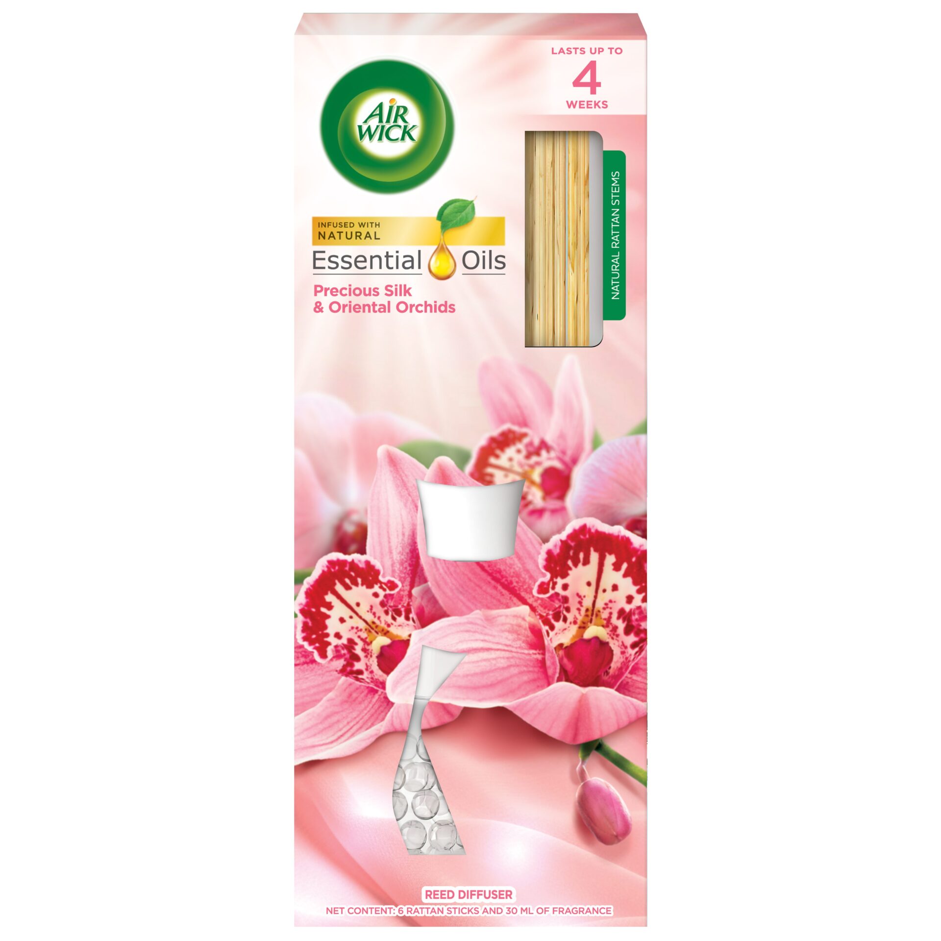 Air Wick pálcikás illatosító Selyem és Keleti orchidea 25ml