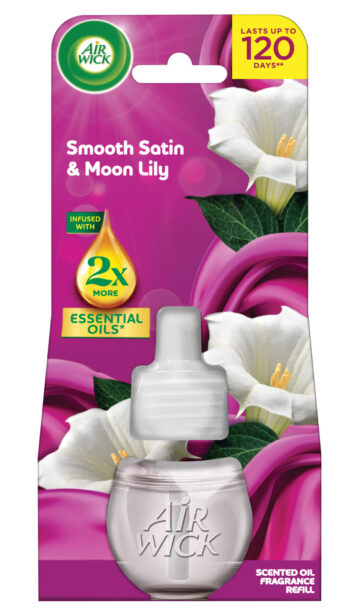 Air Wick utántöltő légfrissítő készülékhez - Bársonyos Szatén és Éji Liliom 19 ml