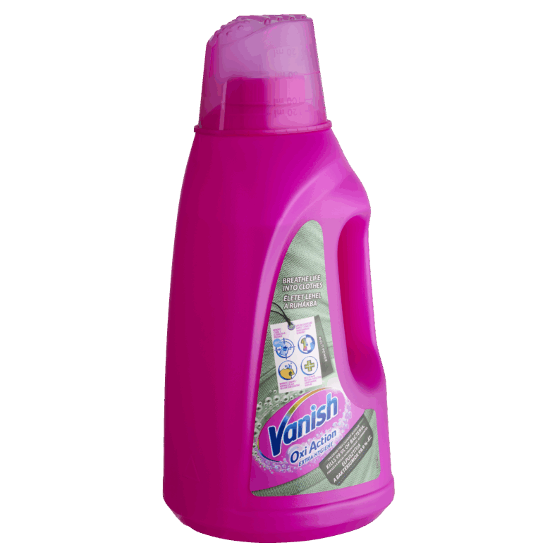 Vanish Oxi Action Extra Hygiene antibakteriális fertőtlenítő és folteltávolító folyadék 1,88 l