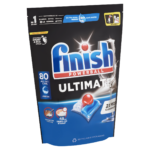 Finish Powerball Ultimate All in 1 mosogatógép kapszula 80 db – Ultimate Teljesítmény Illatmentes Formulával