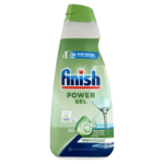 Finish Power All in 1 0% Gépi Mosogatógél 900 ml – 60 Mosogatás, Foszfát- és Tartósítószermentes Teljes Power tisztítóerő foszfát, tartósítószer és színezék nélkül – tudatos mosogatás minden nap
