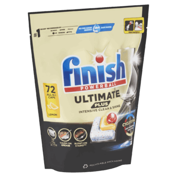 Finish Powerball Ultimate Plus All in 1 Lemon mosogatógép kapszula 72 db 878,4 g