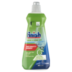 Finish Green 0% Rinse and Shine Aid Gépi Öblítőszer 400 ml – Kétszer Jobb Száradás, Illatanyag- és Tartósítószermentes