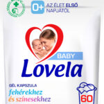 Lovela Baby Hipoallergén Mosókapszula fehér és színes ruhákhoz 60 db