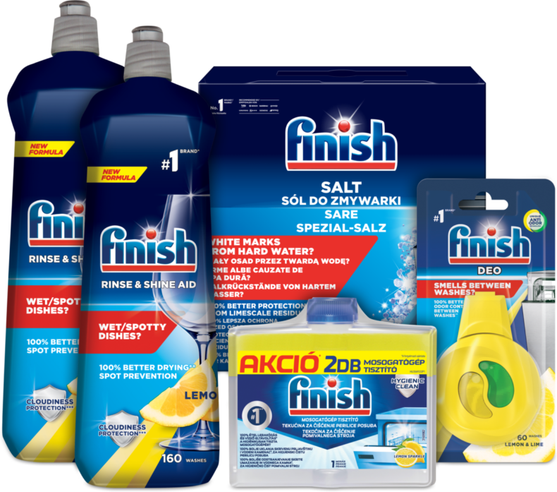 Finish mosogatógép karbantartó adalékanyag csomag multipack
