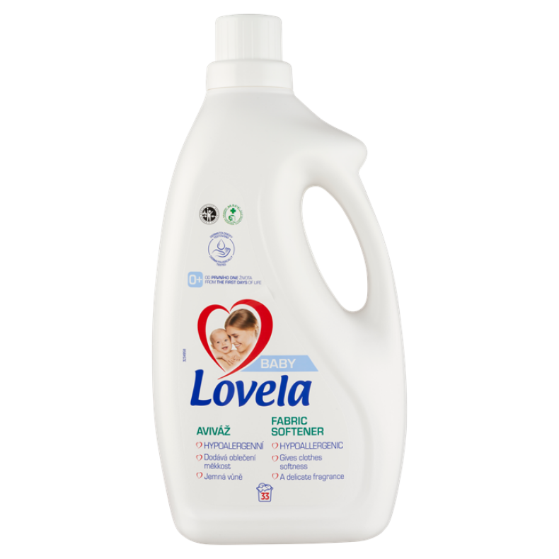 Lovela Baby Hipoallergén Öblítő, 2l, 33 mosáshoz