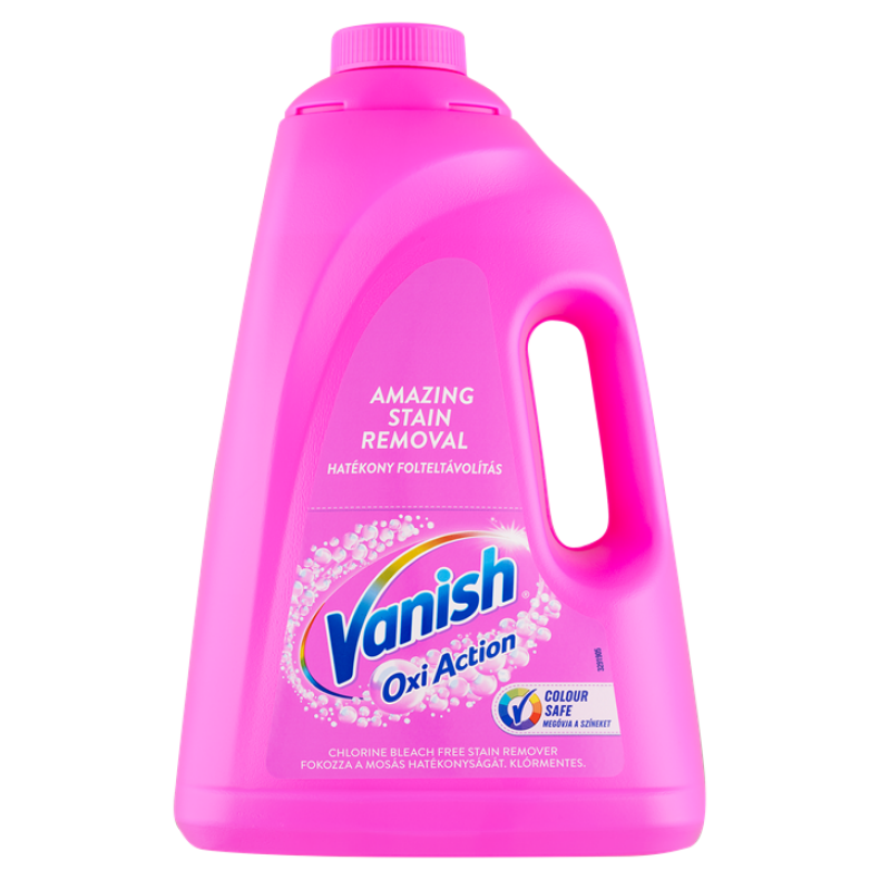 Vanish Oxi Action Folyékony Folteltávolító, PINK, 3l