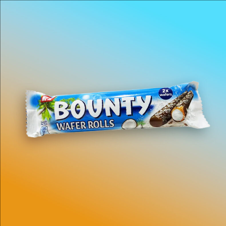Bounty Wafer Rolls kókuszos ostya tekercs 22g