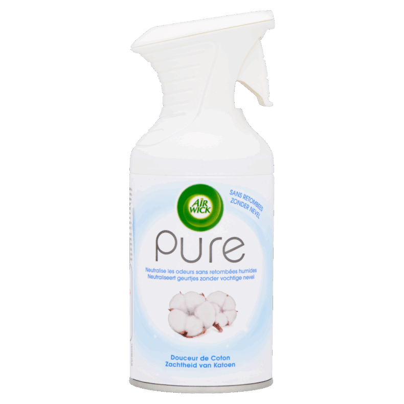 Air Wick Pure légfrissítő aeroszol, Friss pamut illat, 250ml