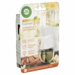 Air Wick Essential Oils elektromos légfrissítő készülék - Szantálfa és lágy vanília illat 19 ml